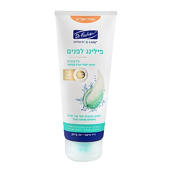 ד”ר פישר אפקטיב קר פילינג לפנים ג’ל גרגירים לניקוי יסודי 180 מ"ל - Dr Fischer