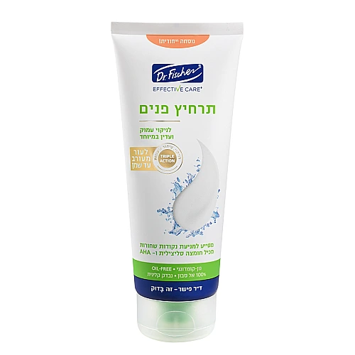 ד”ר פישר אפקטיב קר תרחיץ פנים לעור מעורב עד שמן 180 מ"ל - Dr Fischer