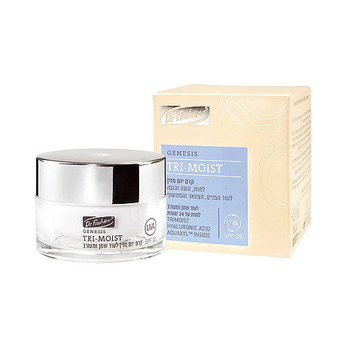 ד”ר פישר ג’נסיס טרי מויסט קרם יום מזין SPF30 לעור שמן ומעורב 50 מ"ל - Dr Fischer