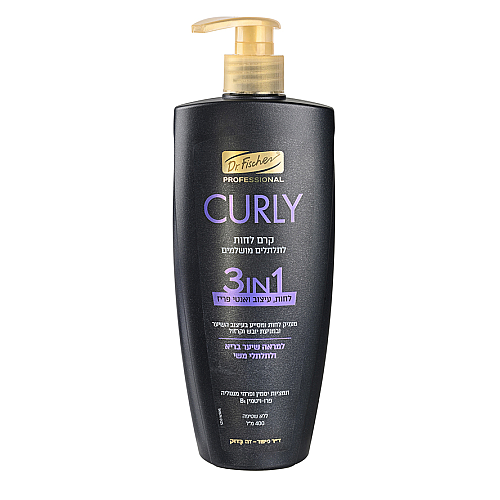 ד”ר פישר פרופשיונל קרם לחות לשיער מתולתל 400 מ"ל - Dr Fischer