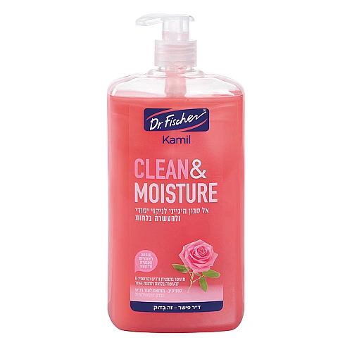 ד”ר פישר קמיל אל סבון היגייני לידיים ולגוף Clean & Moisture אדום 1 ליטר - Dr Fischer