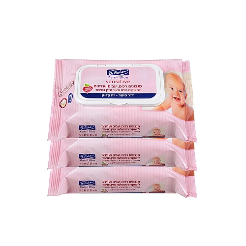 מגבונים GO-TO קמיל בלו סנסטיב מארז שלישיה - ד"ר פישר