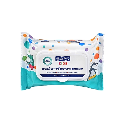 קידס מגבונים הגייניים טו-גו 30 יחידות - ד"ר פישר