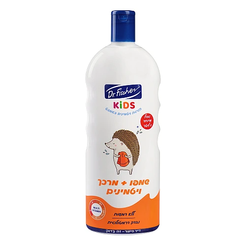 קידס שמפו + מרכך ויטמינים 1 ליטר - ד"ר פישר