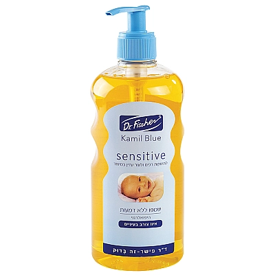 שמפו ללא דמעות קמיל בלו סנסיטיב 500 מ”ל - ד"ר פישר