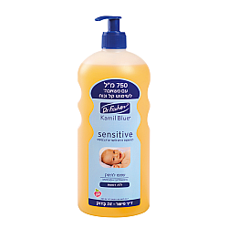 שמפו ללא דמעות קמיל בלו סנסיטיב אל דמע 750 מ”ל משאבה - ד"ר פישר