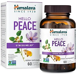 Hello Peace הרפיה טבעית מפחתת מתח 60 כמוסות - מבית Himalaya