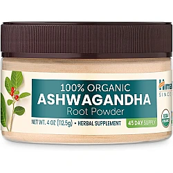 אבקת שורש אשווגנדה אורגנית 113 גרם - מבית Himalaya
