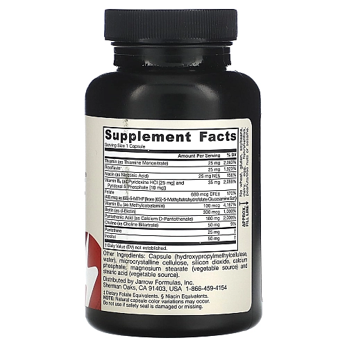 ויטמין B קומפלקס B-Right תכולה 100 כמוסות - מבית Jarrow Formulas