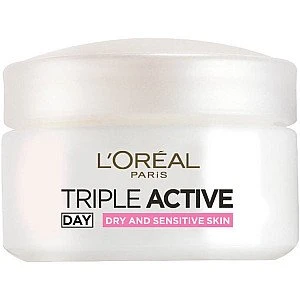 לוריאל TRIPLE ACTIVE קרם יום עם הפעולה המשולשת לעור יבש 50 מ"ל- מבית L'OREAL PARIS