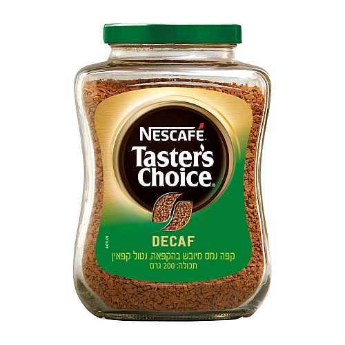 נסקפה טסטר צ'ויס נטול קפאין 200 גרם