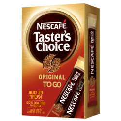 נסקפה קפה טסטר צ'ויס לדרך TO GO טוגו 20 מנות אישיות