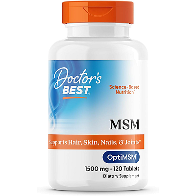 MSM עם OptiMSM טבעי 1,500 מ"ג 120 טבליות - מבית Doctor's best