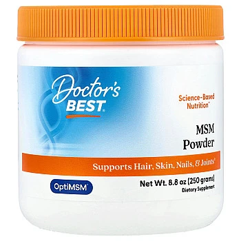 אבקת MSM עם OptiMSM טבעי 250 גרם - מבית Doctor's best