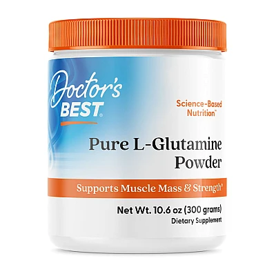 אבקת ל-גלוטמין 300 גרם - מבית Doctor's best