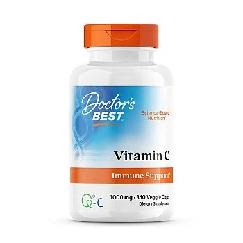 ויטמין C חזק 1,000 מ"ג - 360 כמוסות - מבית Doctor's best