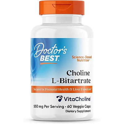 כולין ל-ביטרטרט 60 כמוסות - מבית Doctor's best