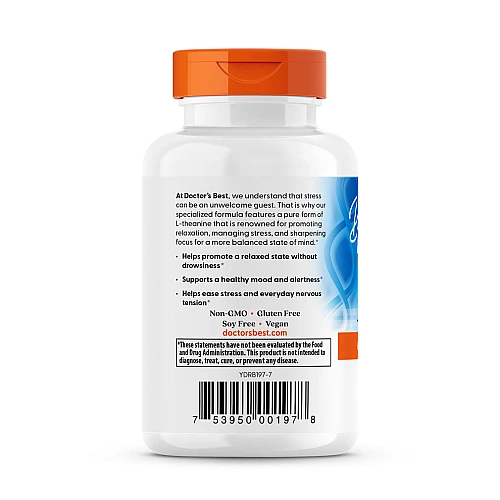 ל-תיאנין 150 מ"ג - 90 כמוסות - מבית Doctor's best