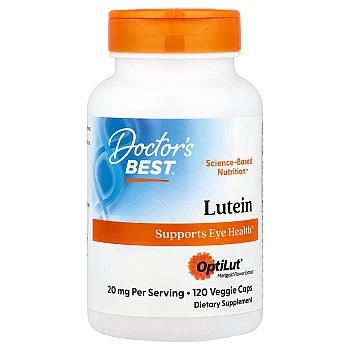 לוטאין 10 מ"ג עם זיאקסנתן - 120 כמוסות מבית Doctor's best
