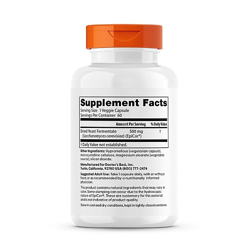 פוסטביוטיקה לתמיכה במערכת החיסון 500 מ"ג 60 כמוסות - מבית Doctor's best