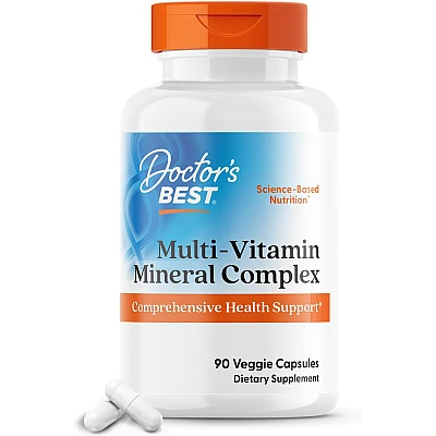 קומפלקס מולטי-ויטמינים ומינרלים 90 כמוסות - מבית Doctor's best