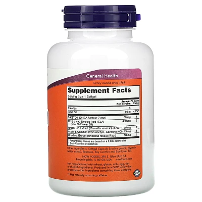 7-Keto-DHEA כמוסה ג'ל 100 מ"ג 120 כמוסות - מבית NOW FOODS