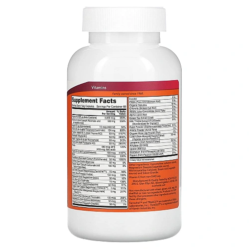 Special Two מולטי ויטמינים 240 כמוסות - מבית NOW FOODS