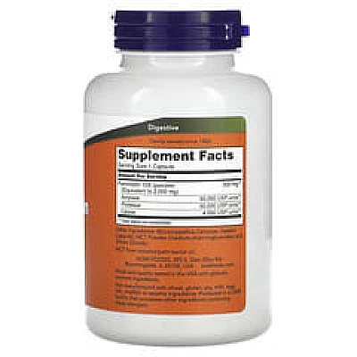 פנקראטין 2000 מימון 200 מ"ג 250 כמוסות - מבית NOW FOODS