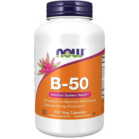 ויטמין B50 קומפלקס - 250 כמוסות מבית NOW FOODS ויטמין B50 קומפלקס - 250 כמוסות מבית NOW FOODS