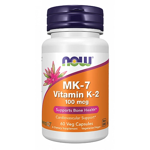ויטמין (K2 (MK-7 קיי 2 100 מ"ג 60 כמוסות - מבית NOW FOODS
