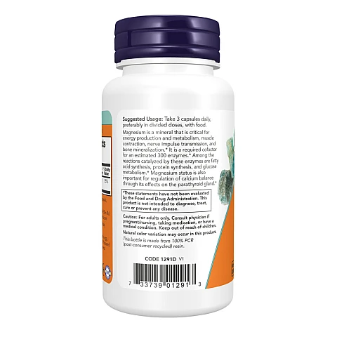 מגנזיום ציטראט 60 כמוסות - מבית NOW FOODS מגנזיום ציטראט 60 כמוסות - מבית NOW FOODS