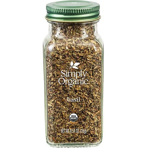 בזיליקום אורגני 15 גרם - Simply Organic