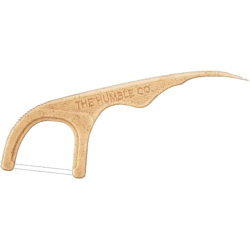 קיסמי שיניים חוט דנטלי כפול עם ידית תירס 36 יחידות - The Humble Co