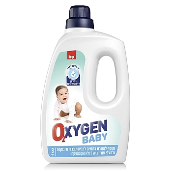 סנו אוקסיג'ן בייבי ג'ל כביסה - 3 ליטר