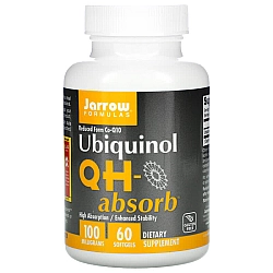 גיארו יוביקווינול QH-Absorb המינון 100 מ"ג 60 כמוסות רכות - מבית Jarrow Formulas