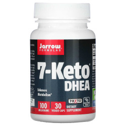 הורמון ‎7-Keto DHEA המינון 100 מ"ג - 30 כמוסות - מבית Jarrow Formulas