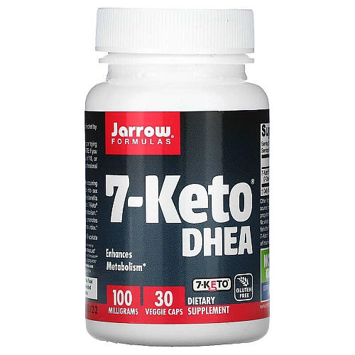 הורמון ‎7-Keto DHEA המינון 100 מ"ג - 30 כמוסות - מבית Jarrow Formulas