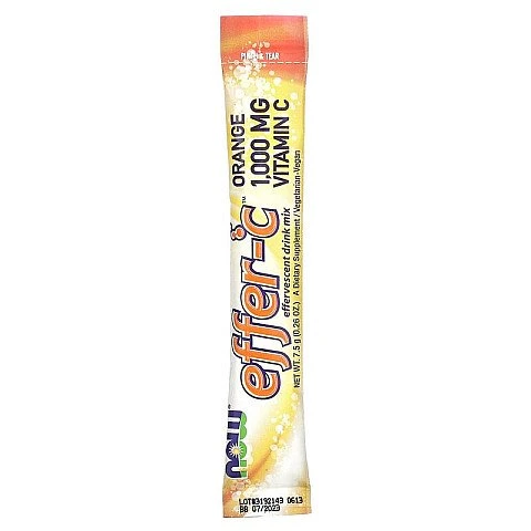 אפר C מכיל 1000 מ"ג ויטמין C בטעם תפוז - 30 מנות מבית NOW FOODS אפר C מכיל 1000 מ"ג ויטמין C בטעם תפוז - 30 מנות מבית NOW FOODS