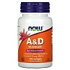 ויטמין A+D תכולה 100 כמוסות - מבית NOW FOODS