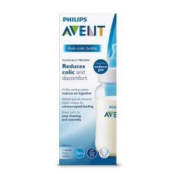  אוונט בקבוק לתינוק ללא טבעת 260 מ"ל (1 חודש+) 1 יחידה - מבית Philips Avent