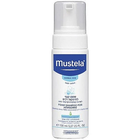 מוסטלה שמפו קצף לתינוקות רכים 150 מ"ל - מבית Mustela