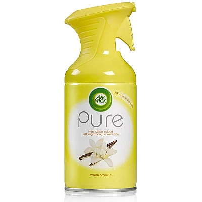 איירוויק מבשם אוויר פיור ספריי בהתזה יבשה בניחוח וניל 250 מ"ל - מבית Air Wick