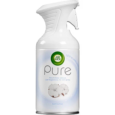 איירוויק מבשם אוויר פיור ספריי בהתזה יבשה בניחוח כותנה 250 מ"ל - מבית Air Wick