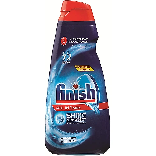 פיניש ALL IN 1 MAX ג'ל מרוכז למדיח 600 מ"ל - מבית FINISH