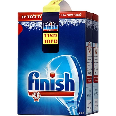 פיניש מלח למדיח להגנה מפני האבנית 4 ק"ג - מבית FINISH