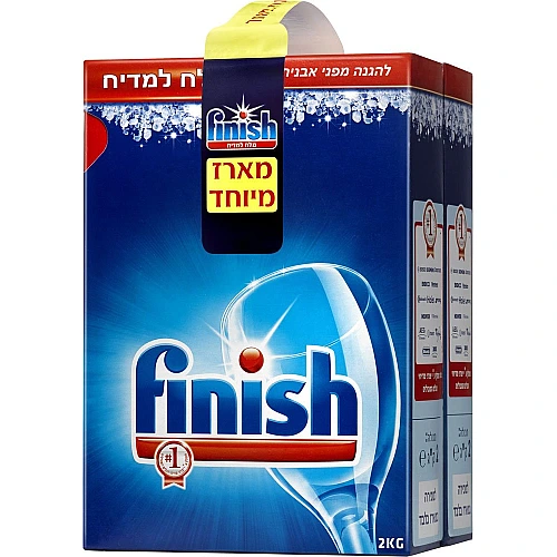 פיניש מלח למדיח להגנה מפני האבנית 4 ק"ג - מבית FINISH