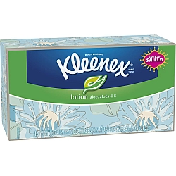 קלינקס ממחטות טישו לושן מגבוני אף המכילים קרם לחות ,ויטמין E ואלוורה - 120 יחידות