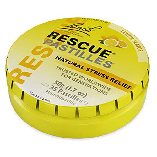 רסקיו סוכריות גומי בתוספת תמצית צמחים בטעם לימון 50 גרם - מבית Rescue Bach