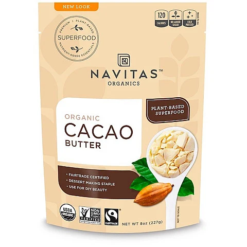 חמאת קקאו אורגני 227 גרם - מבית Navitas Organics חמאת קקאו אורגני 227 גרם - מבית Navitas Organics