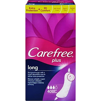 קרפרי מגני תחתון לונג פלוס - 40 יחידות - מבית Carefree